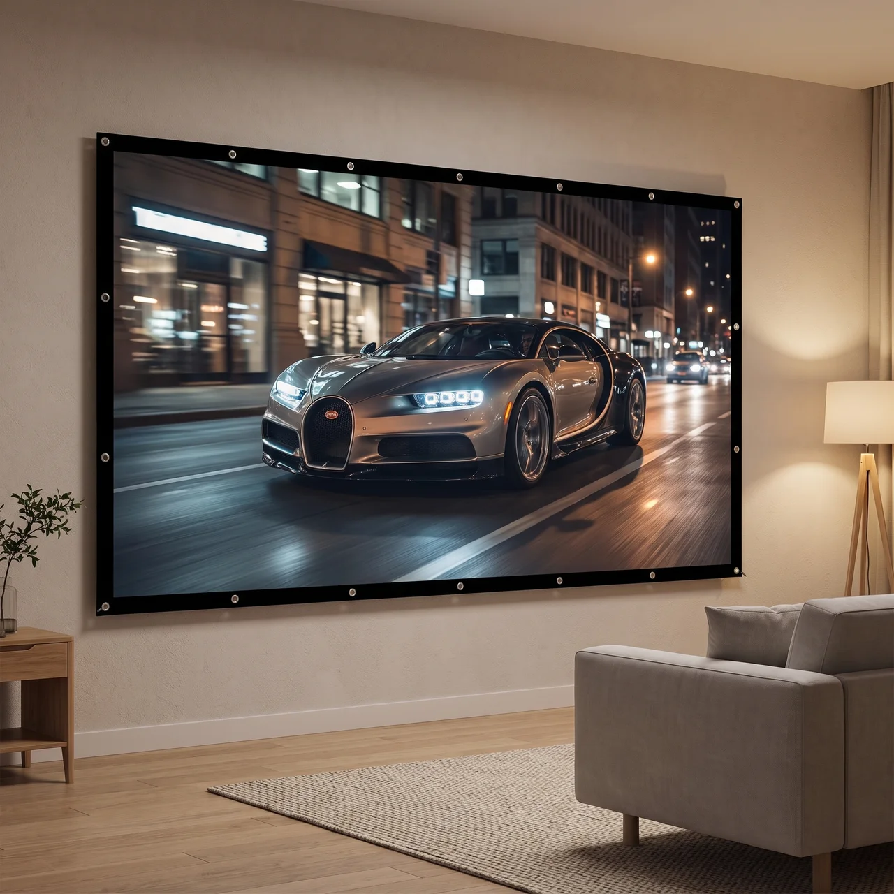 Projektorduk 120" vikbar